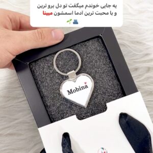 جاکلیدی استیل مدل قلبی طرح مبینا