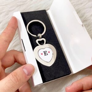 جاکلیدی استیل مدل دو قلب طرح E