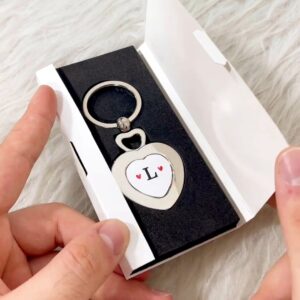 جاکلیدی استیل مدل دو قلب طرح L